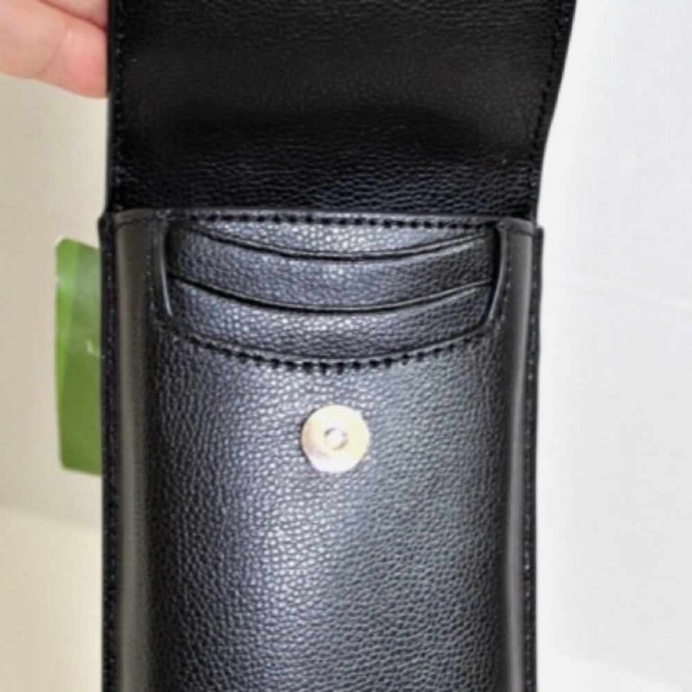 Kate Spade Black Pebbled Crossbody Bag NWT - Picture 5 of 9